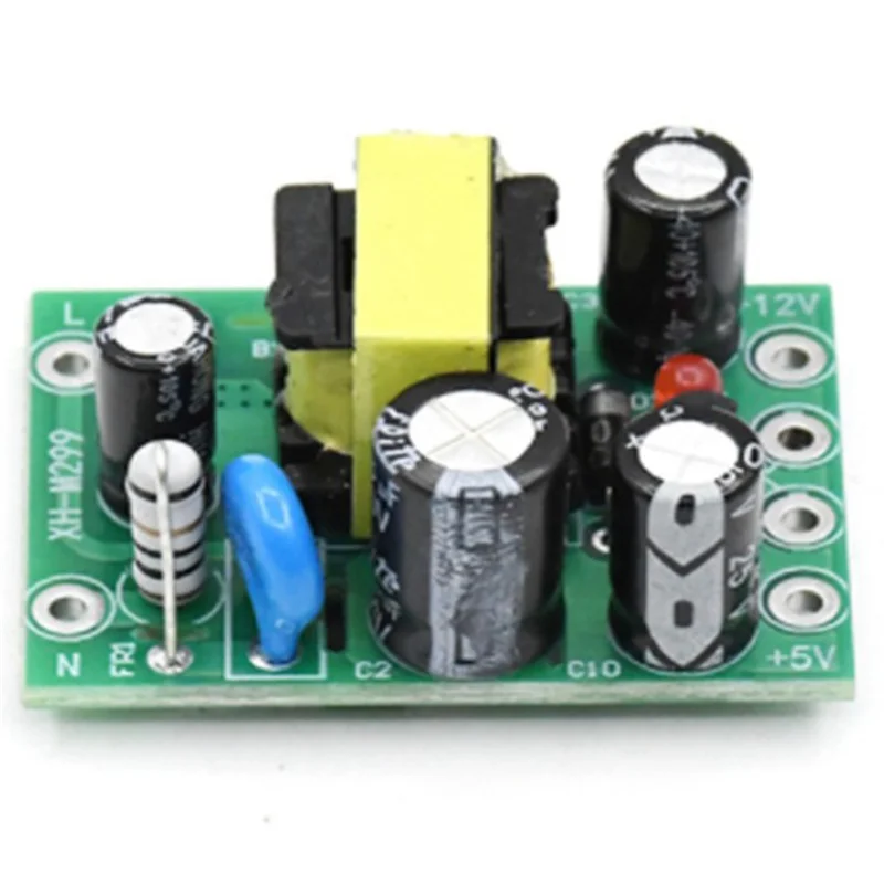 5X Xh-M299 스위칭 전원 공급 장치 모듈 Ac-Dc 절연 Pcb 보드 입력 110-220V 출력 12V0.5A + 5V-PZZW
