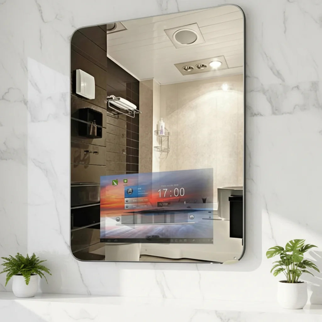 Best Sale Industrial Curtain Wall Home Bathroom Bedroom Hotel Supermarket Decoration Fire-Resistant Mirror Glass Sticker 4mm