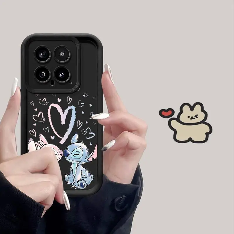 Disney Stitch Angle Phone Case for OPPO A72 A57 A54 A53 A55 A38 A17 A15 A16 A9 A5 A3s A16e A11 A18 Coque Soft Cover