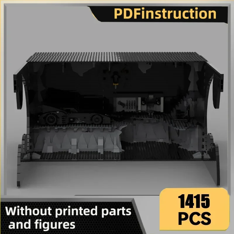 

Hero Movie YcMoc Building Blocks BatCave Shadowbox Redux Model Technology Bricks DIY Assembly Dark Knight Toys For Kids