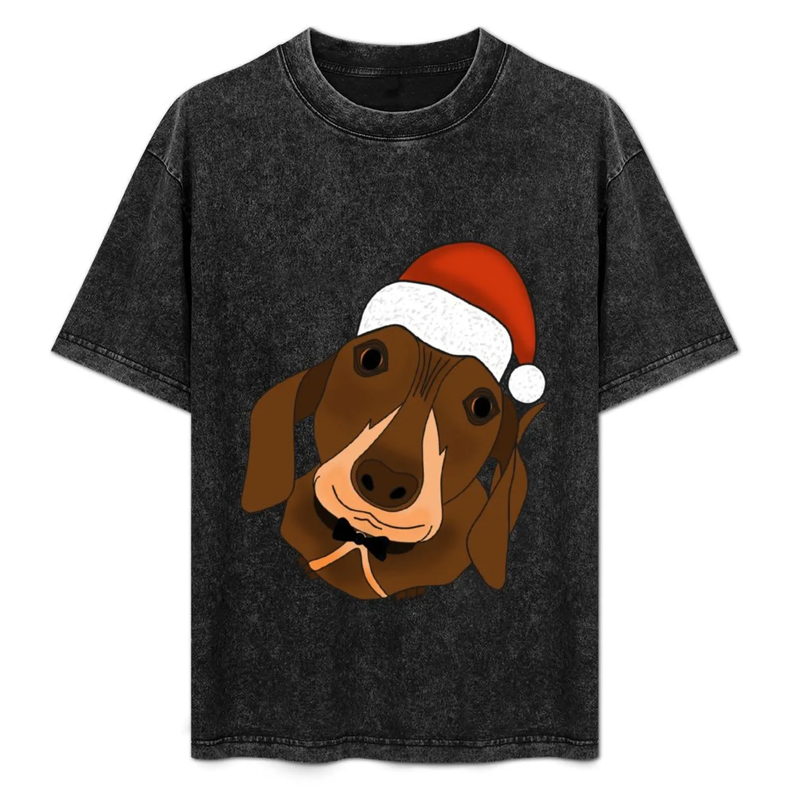 

Xmas dachshund T-Shirt tees cotton graphic tees luxury clothes men