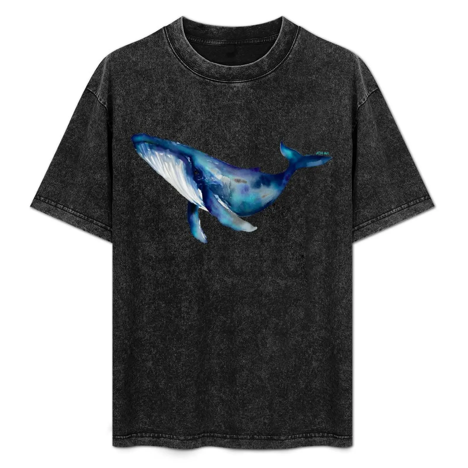 

Watercolor whale T-Shirt Anti-Pilling Casual T-Shirt
