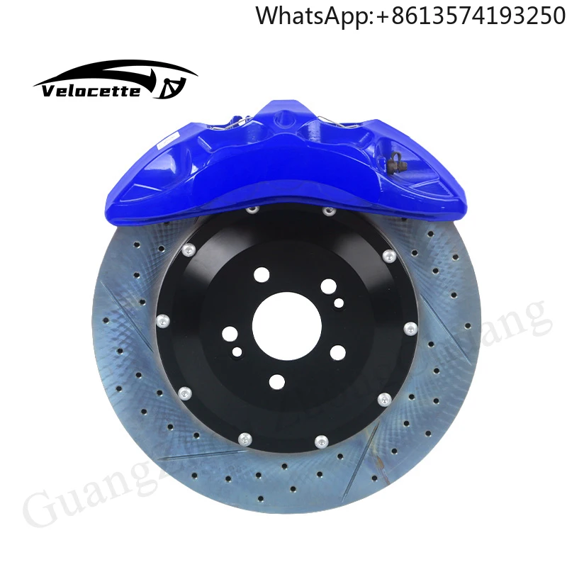 Para Super Hot Big Kit de frenos 8N 6 pistones para AKebono ruedas de 18-19 pulgadas 355--380mm plato Honda ACCORD BREEZE ZR-V AVANCIER