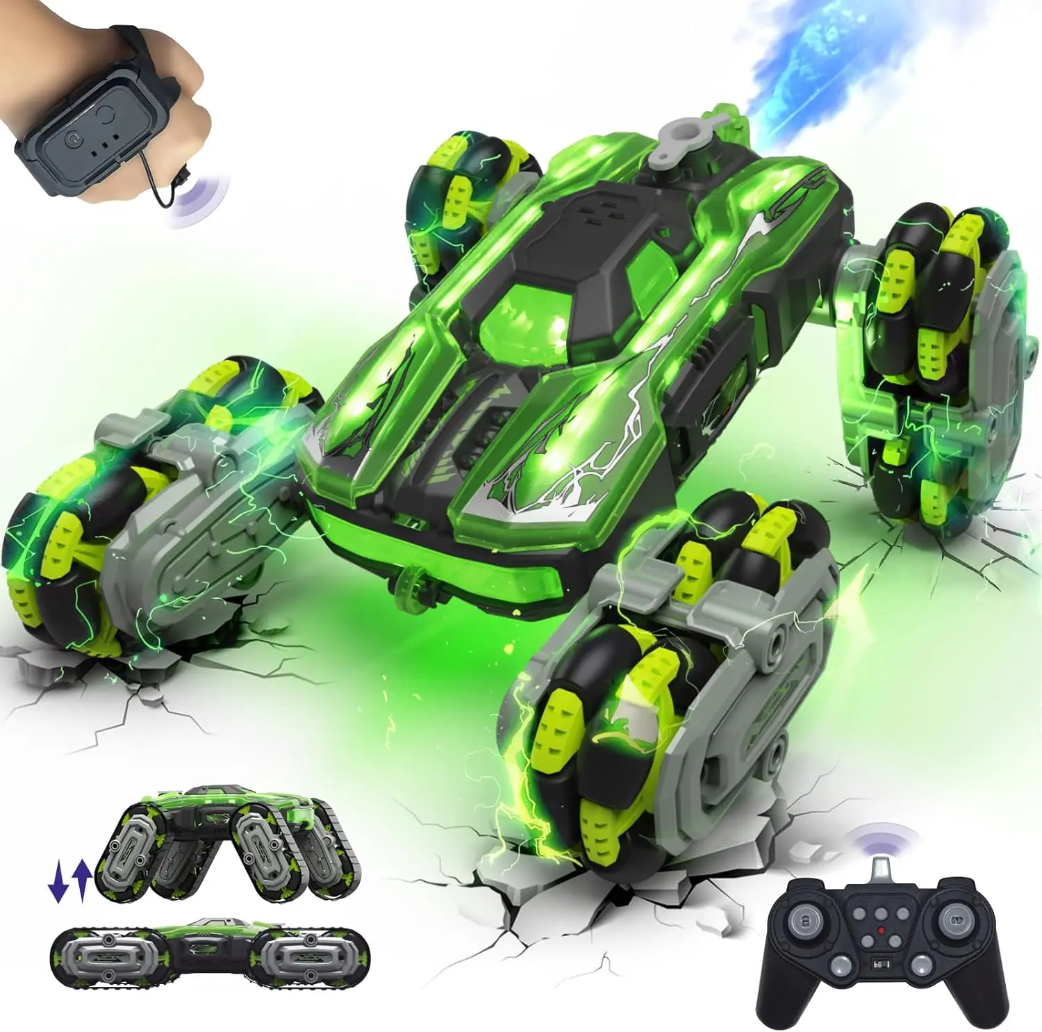 

8WD Gesture Control RC Stunt Car, 2.4GHz Remote Toy for Kids Ages 6-14 with Climbing and Flips, Perfect Birthday Christmas Gift