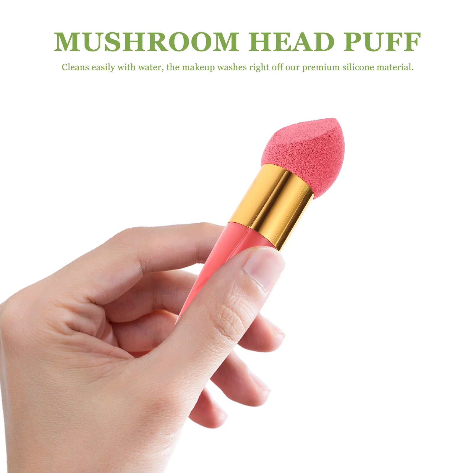 

Mushroom Head Makeup Sponge Puff Face Foundation Blush Easy Clean Tool for Foundation