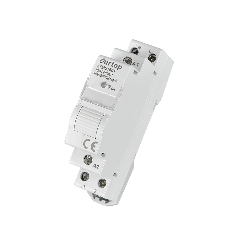 

AC 110V 220V 16A Single Phase 18MM Mimi Din Rail 35mm Zigbee WIFI Smart Timer Relay Switch Breaker Remote Control by Tuya APP