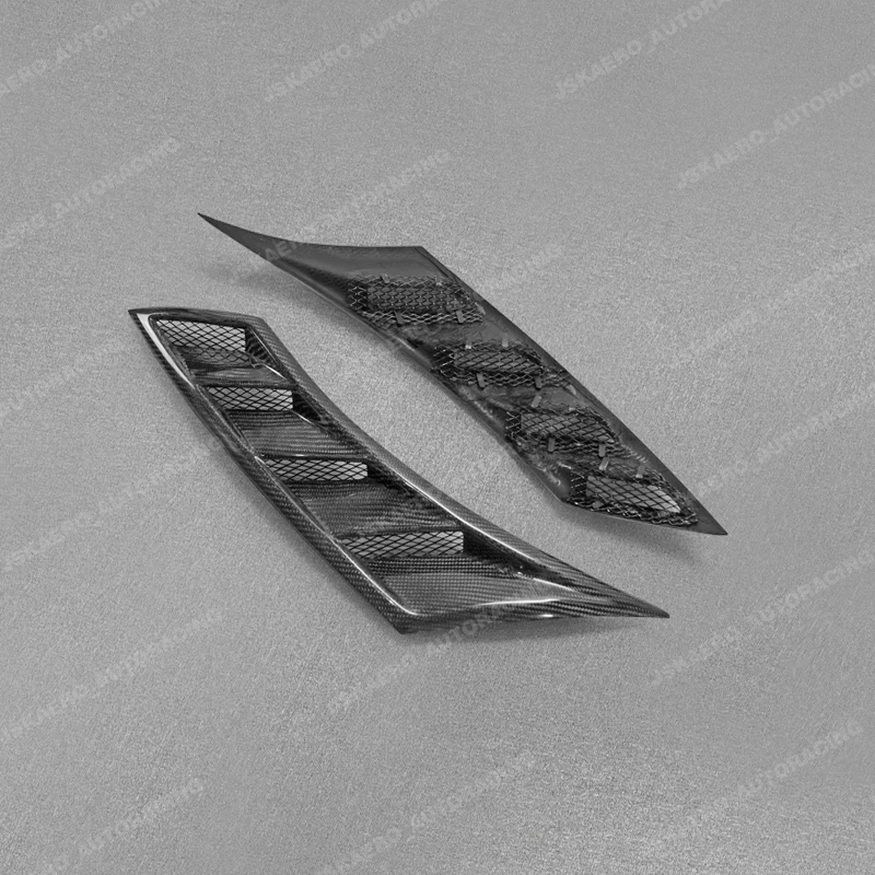 For Honda Civic FC FK7 FK8 Carbon Fiber DIY OE Front Fender Air Vents Ducts Trim car BodyKits 5