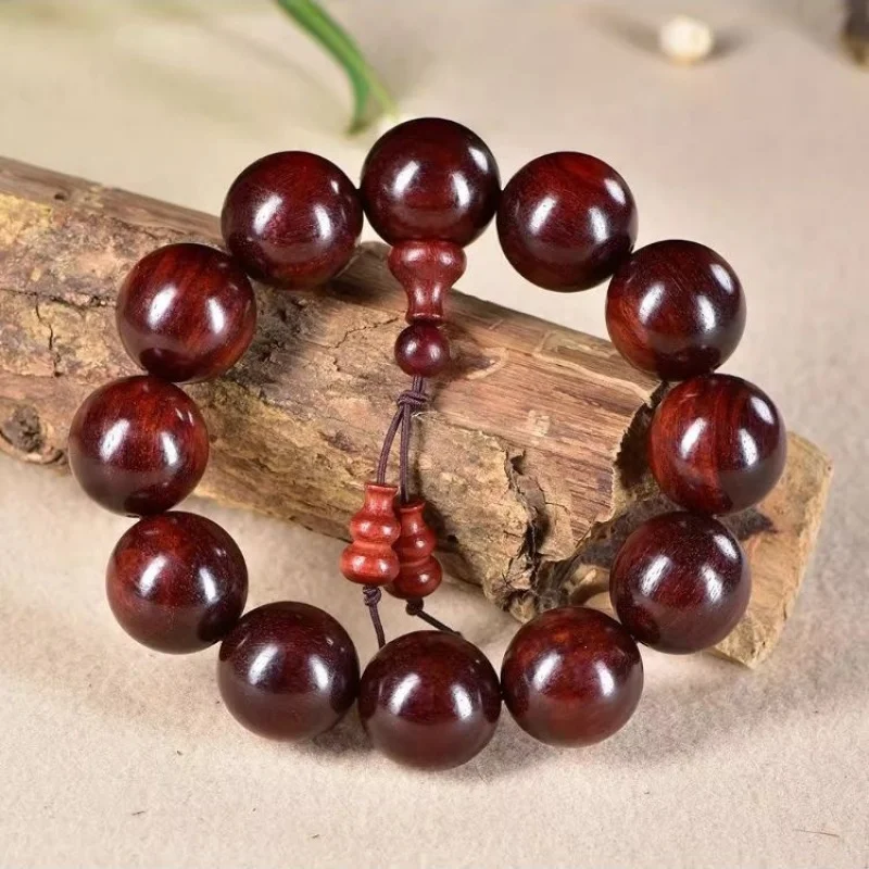 

Collectible Blood Sandalwood , Zambian Old Wood, High-Density Starry Pattern, Natural Wooden Artifacts, Unisex Bracelet