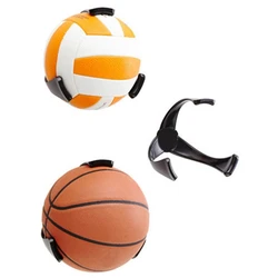 77HC Space Saver Basketball Soccer Wall Mount Ball Claw Sports Wall Mount Holder Display Rack for Ball Basketball Bracket