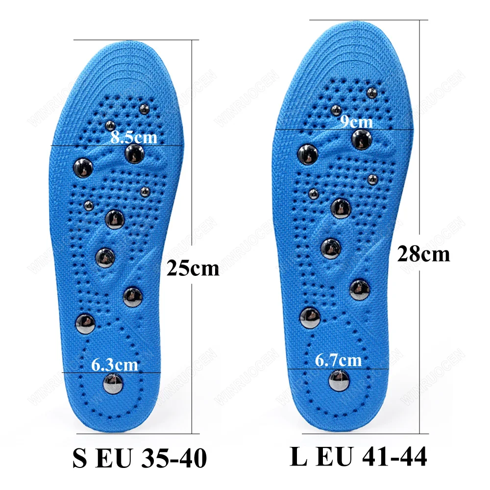 Upgrade 22 Magnetic Massage Insoles Foot Acupressure Advanced Foot Enhanced Shoe Pads Slimming Pain Relief Shoe Insoles Unisex