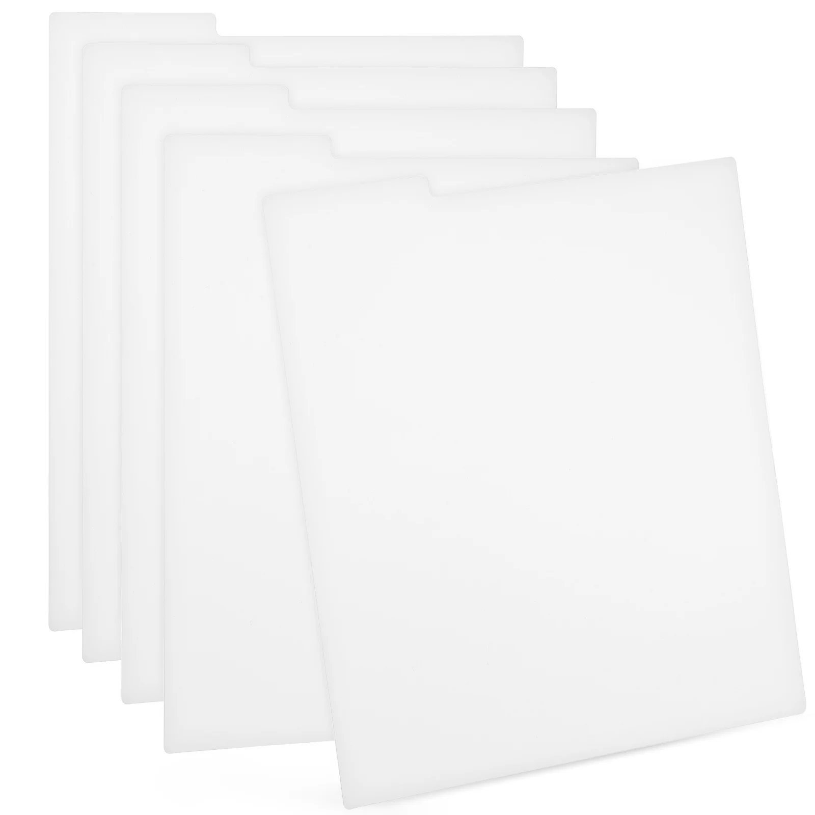 

5 pcs Music Category Dividers Plastic Record Divider For Vinyl Organization Sturdy Pp Fade Resistant Multi Use Home Office