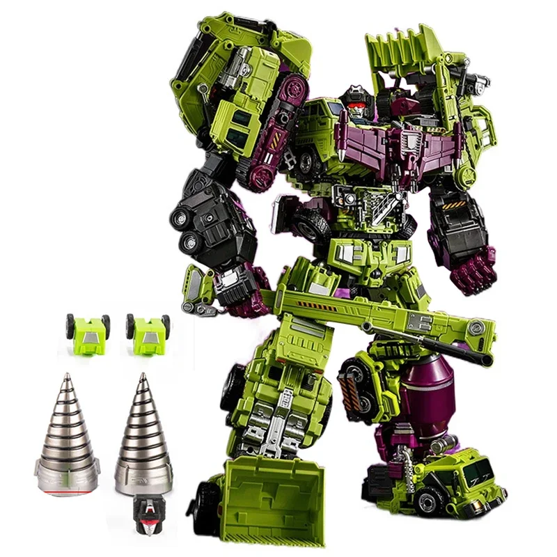 6 in1 JINBAO distrucator & Kit G1 GT Transformation capolavoro Action Figure Toy Movie 8008 Oversize 45cm Deformation Car Robot