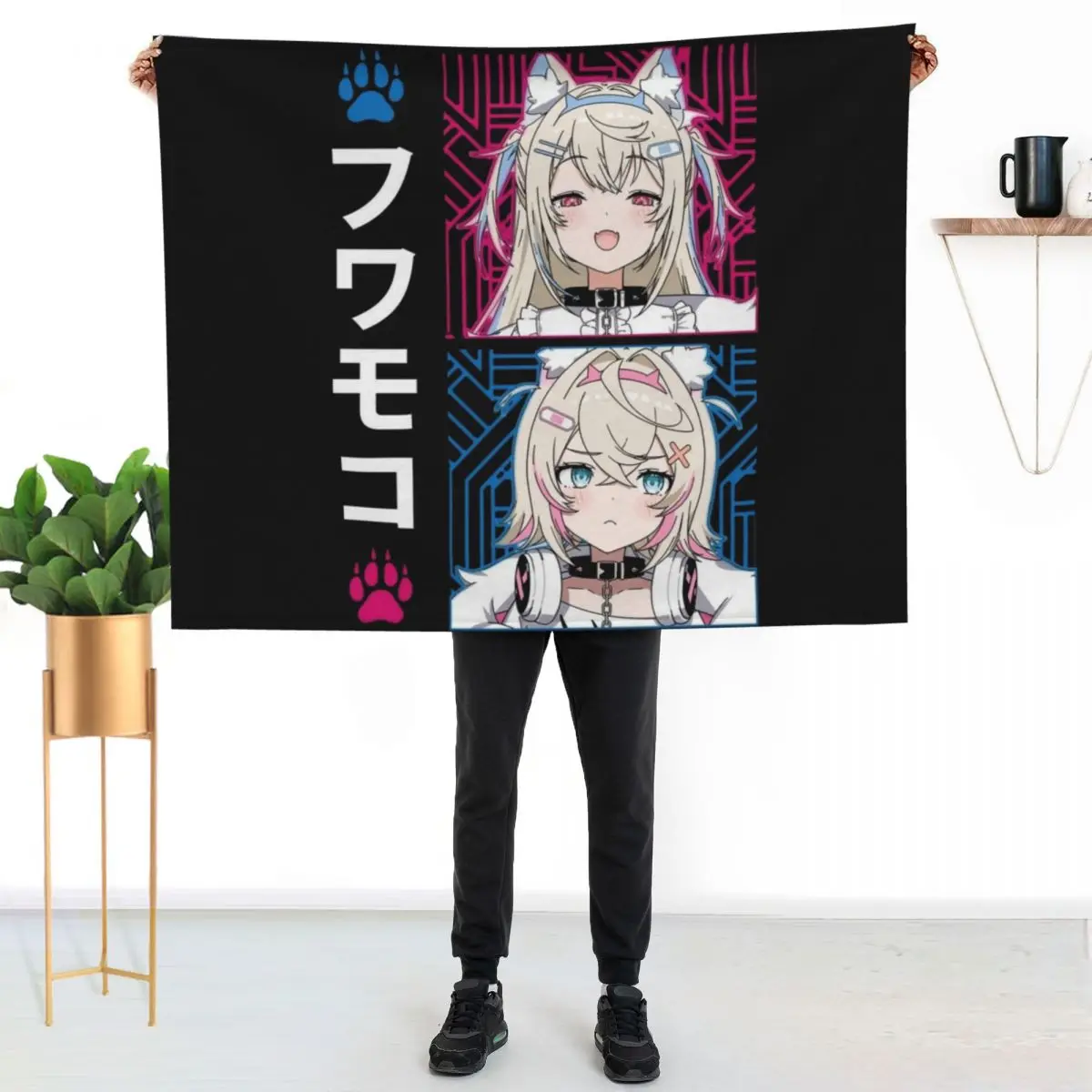 FuwaMoco Advent Throw Blanket Soft Plush Plaid Luxury Designers Soft Plaid Heavy Luxury Throw Blankets