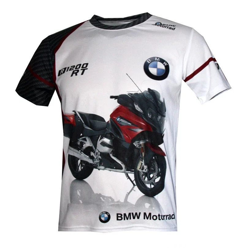 

Летняя футболка BMW R1200GT, футболка для бега, мужская футболка с 3d принтом, модная футболка с принтом Bmw, дышащая быстросохнущая футболка Moto