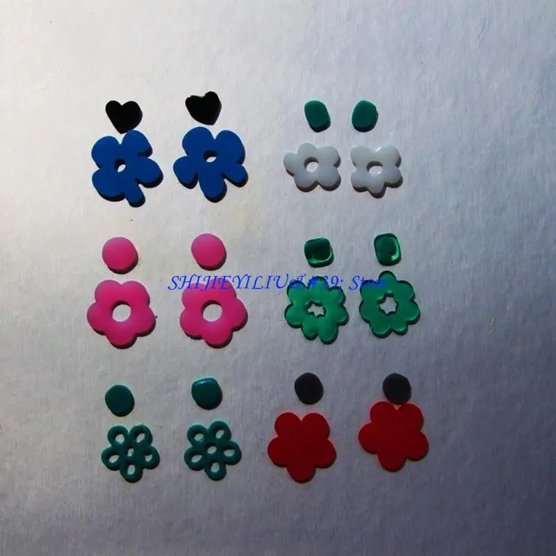 

E21F Flower Pendant Silicone Mold Resin Casting Molds for Epoxy Resin UV Resin Pendant Earring Jewelry Keychain Making