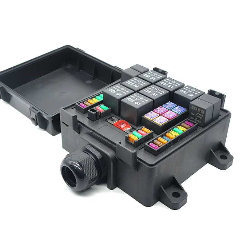 4 5 PIN 40A Car Waterproof Safety Box Relay 12 24 V Safety Box Control Relay Modification Vehicle Control the Safety Box