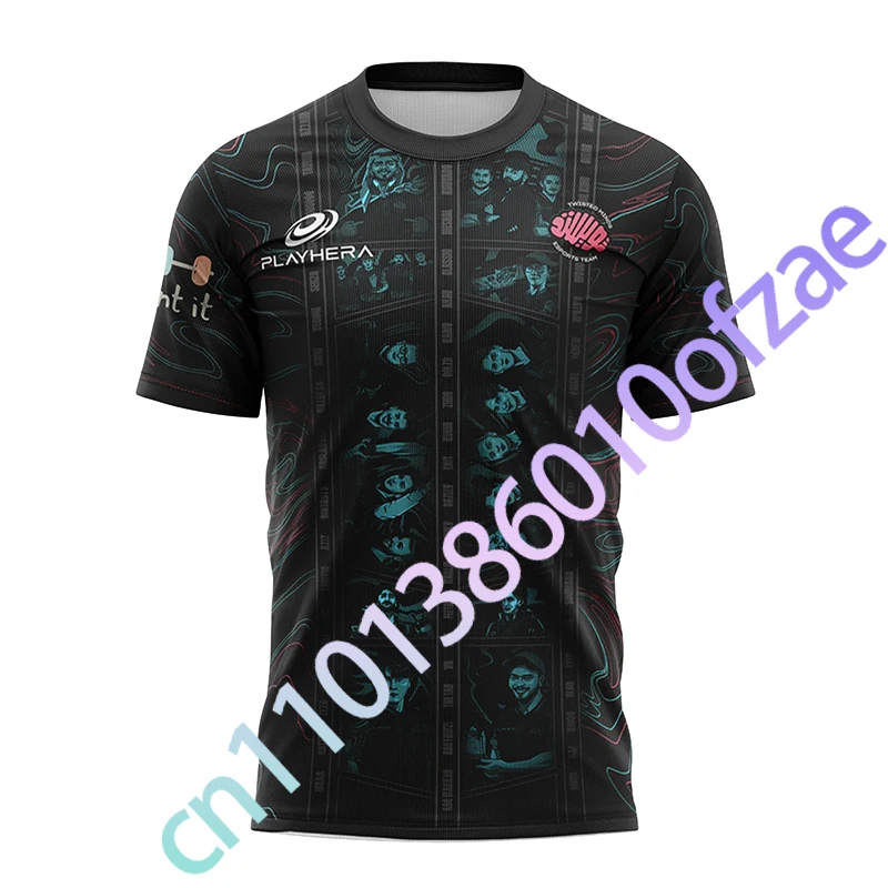 بدلة تدريب جيرسي احترافية جديدة من Twisted Minds esports لعام 2025 CSGO2 PUBG مباراة من الجيرسيه هدية تي شيرت مناسب لكل من الرجال #4