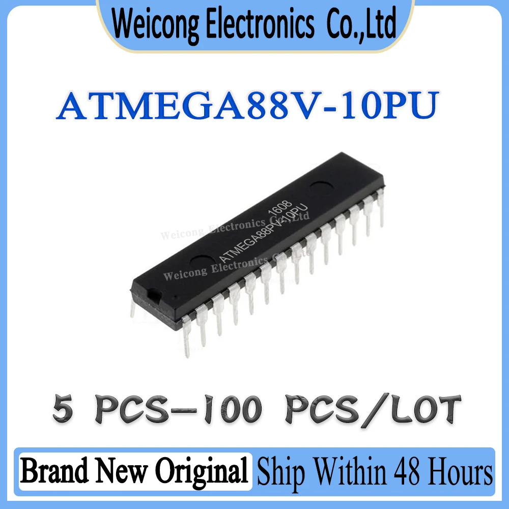 ATMEGA88PV ATMEGA88P ATMEGA88 ATMEGA88PV-10PU ATMEGA88PV-10P ATMEGA New Original IC Chip DIP-28