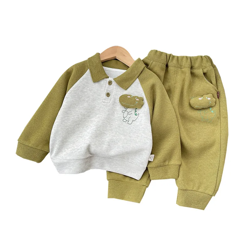 

Новый весенне-осенний комплект детской одежды, детская футболка с героями мультфильмов для мальчиков, штаны, 2 шт./компл., одежда для малышей, костюм для младенцев, детские спортивные костюмы