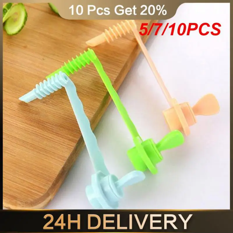 5/7/10PCS Roll Unique Durable Random Color Slicer Tool Slice Cooking Trendy Fruit Creative Convenient