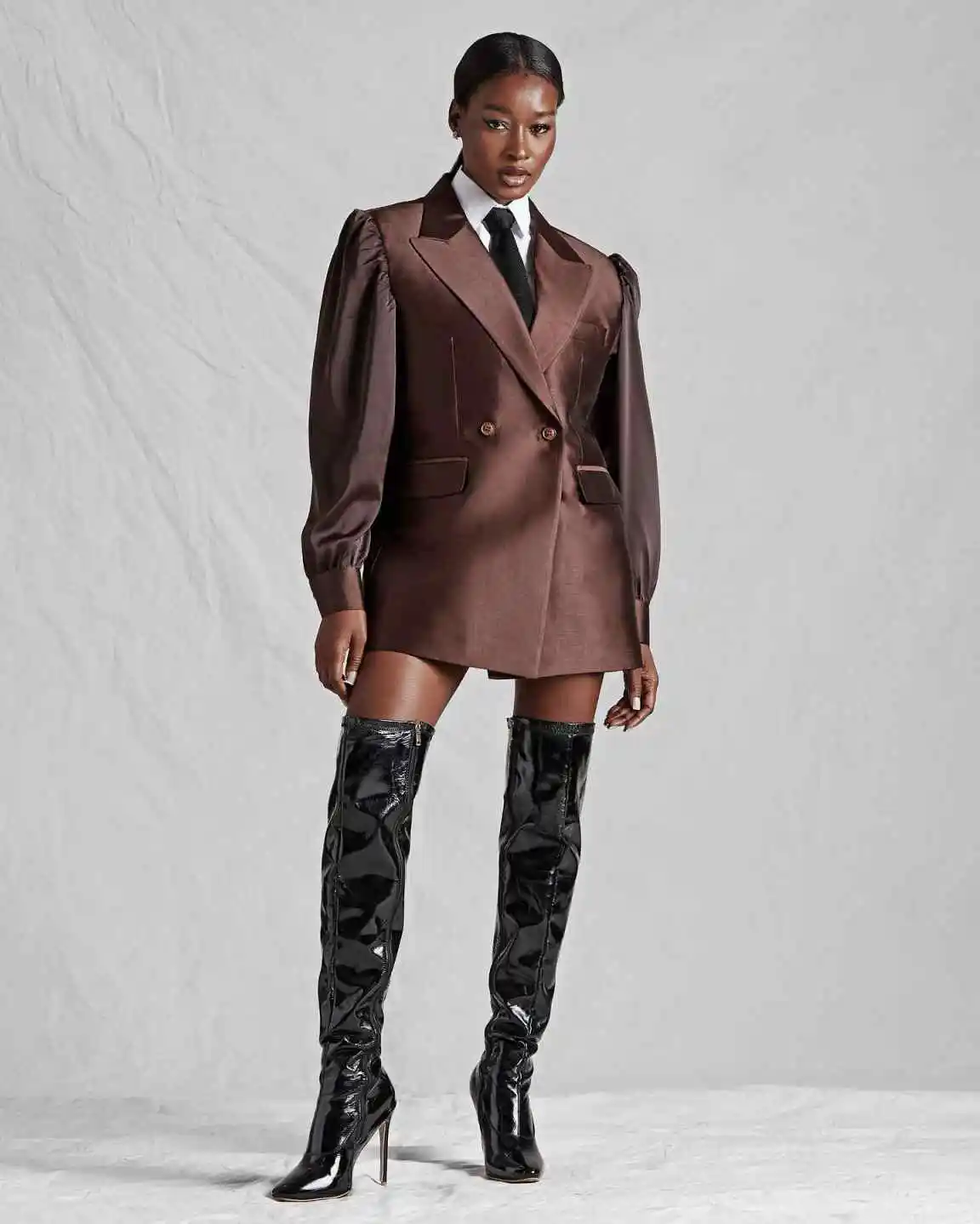 Fashion Women Suits Peaked Lapel Double Breasted Bride Blazer Design 1 Piece Set Jacket Mother  Suit Customized