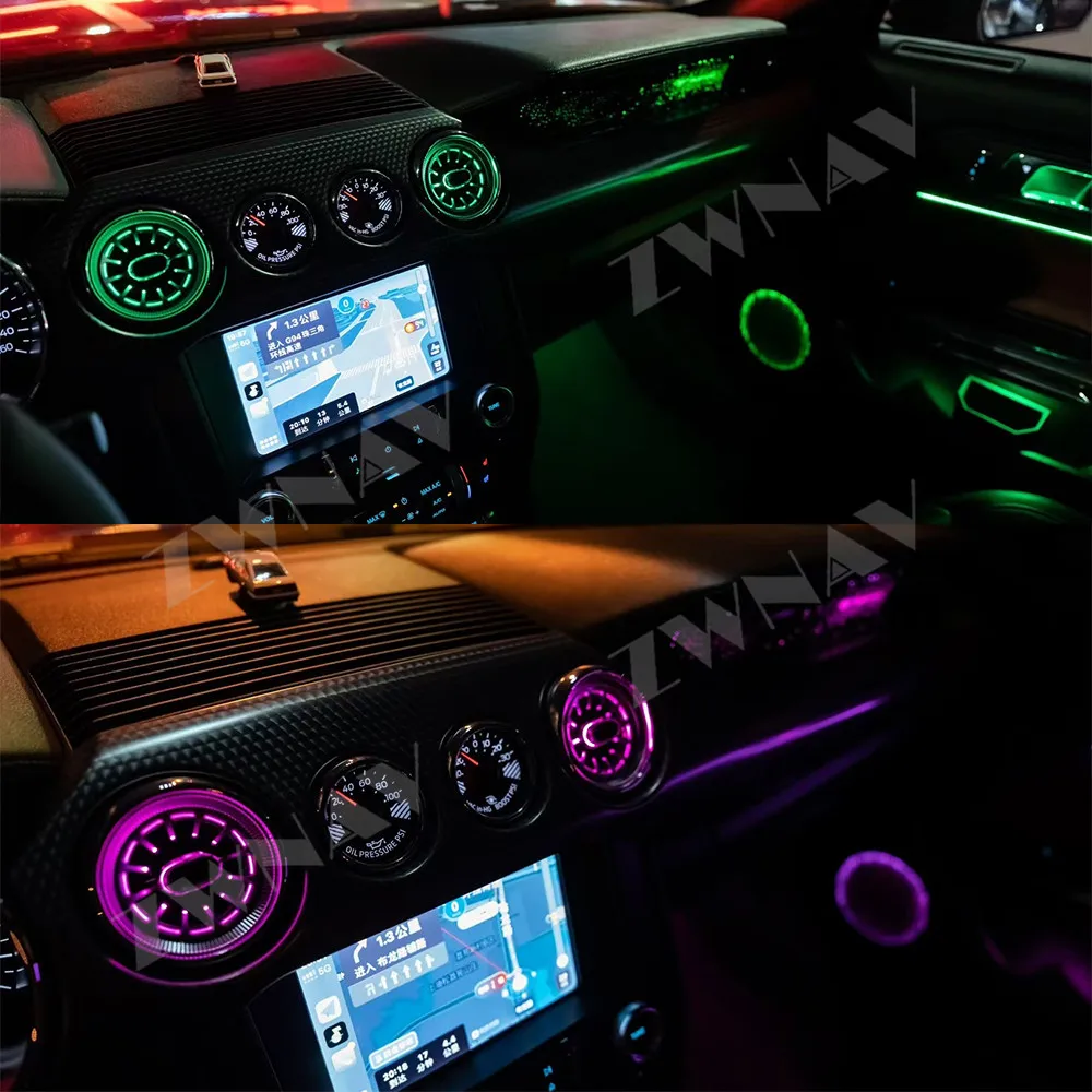 Car modified parts For Ford Mustang 2015-2023 ambient lights of complete set of multi-color exclusively for vehicles accessories