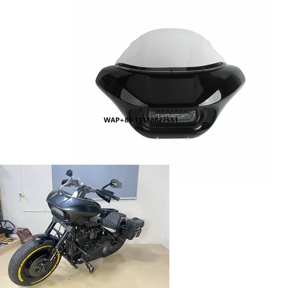 

Motorcycles ABS Plastic Body Fairing Kit with LED Headlight System for Harley Softail Fat 114 FXFBS 2018-2024 FXFB 2018-2019