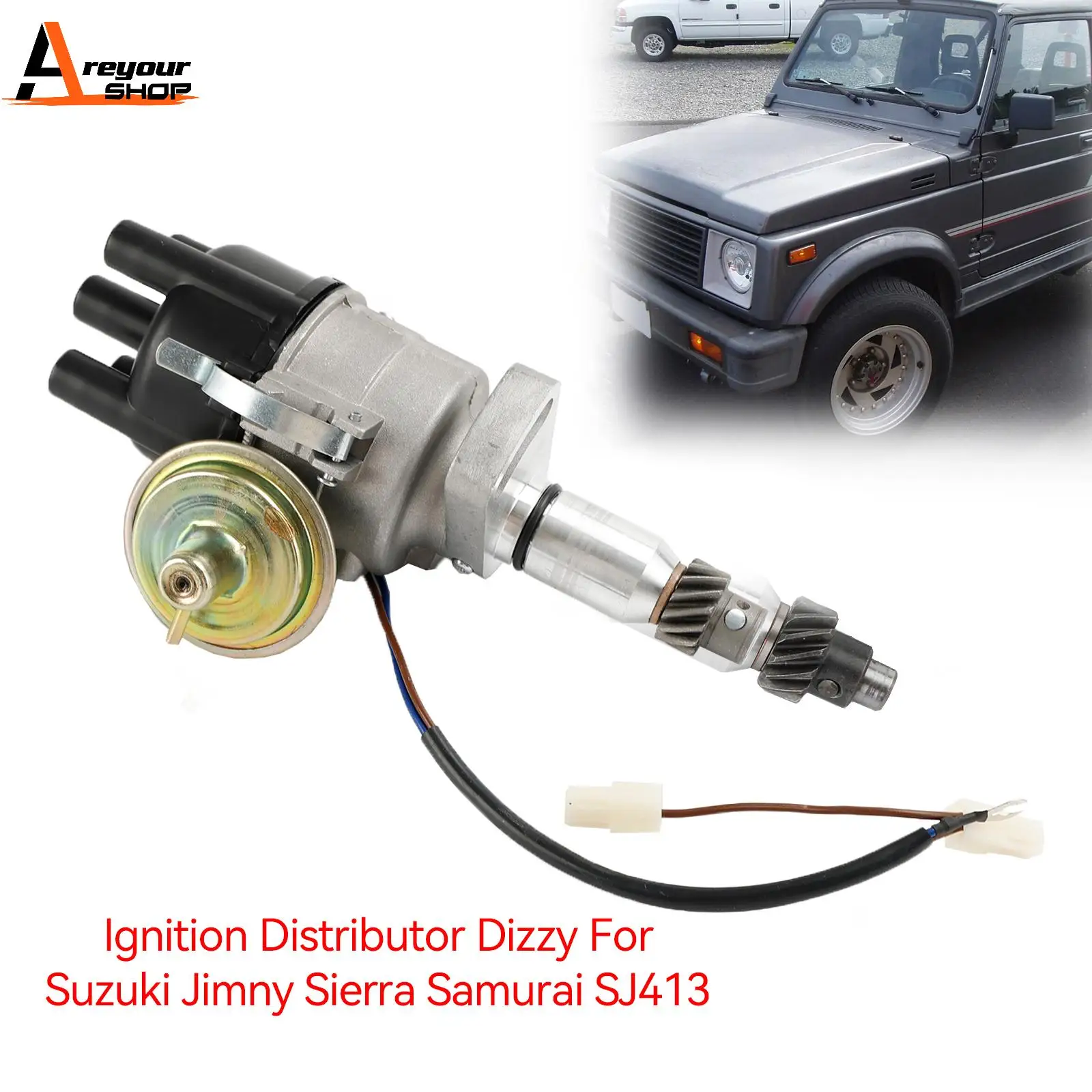 

Areyourshop Ignition Distributor Dizzy for Suzuki Jimny Sierra Samurai SJ413
