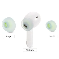 6Pcs Silicone Ear Tips for OPPO Enco Air2 Pro Earbuds Eartips for OnePlus Buds N TWS Tips Air 2 Pro headphones Earplugs