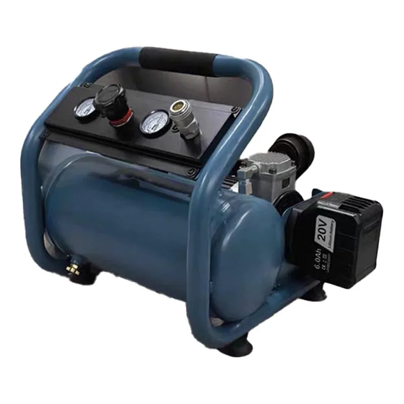 

Air Compressor Small Brushless Lithium Battery Air Pump Inflator Portable 10L Dual Motors High-power Air Compressor Rechargeable