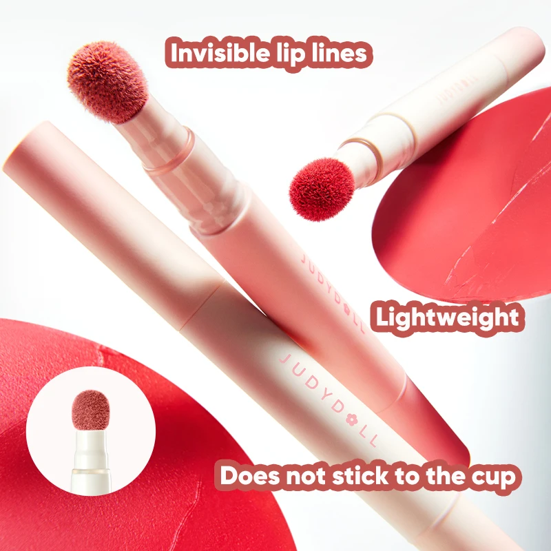 

JUDYDOLL Matte Lip Powder Cushion Cream – Velvet-Soft, Non-Drying Lip Stain with a Blurring Finish, Long-Lasting & Gift-Ready fo