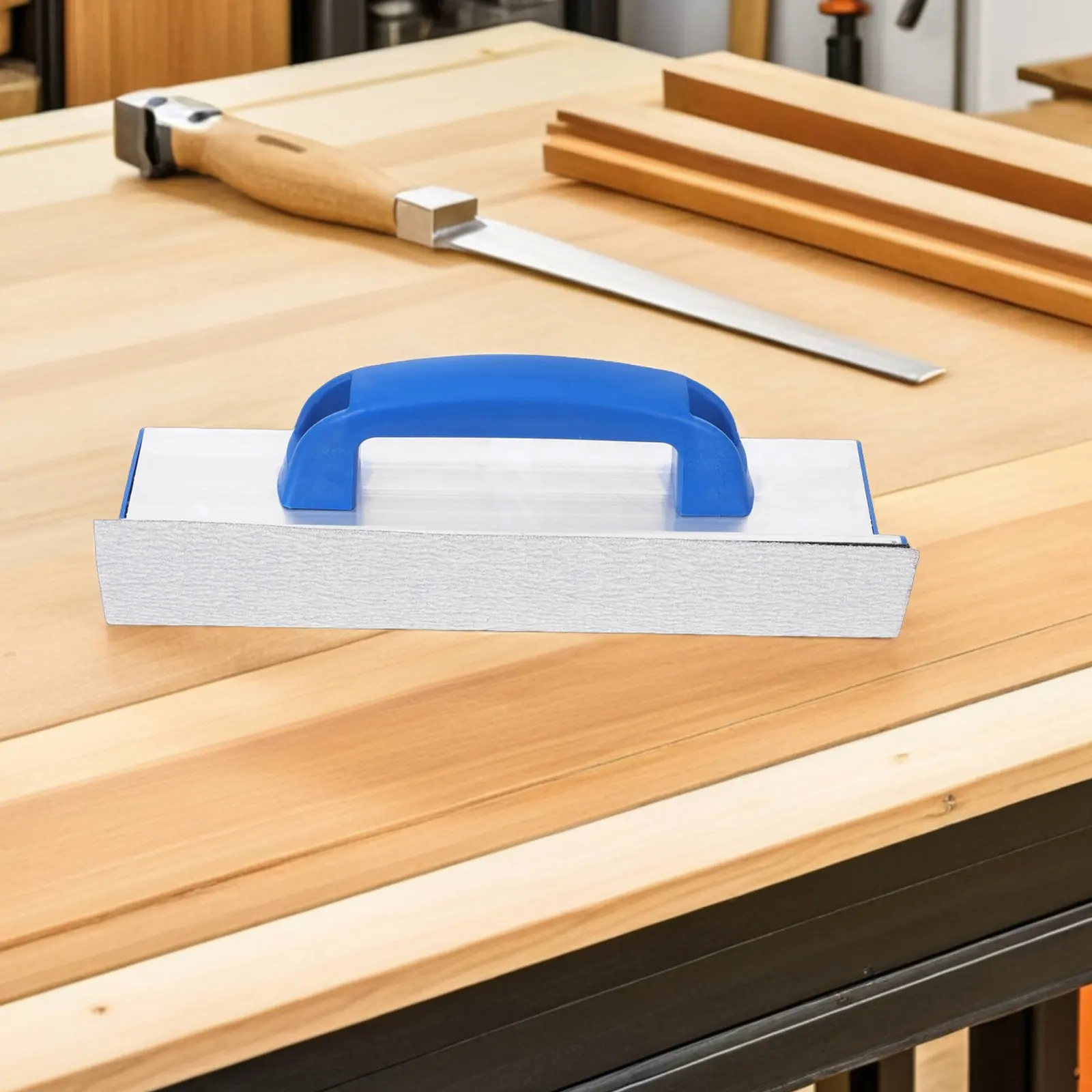 1Set Corner-Specific Hand Sander with Extended Handle Ergonomic Grip Aluminum Alloy Drywall Woodworking Craft Sanding Tool