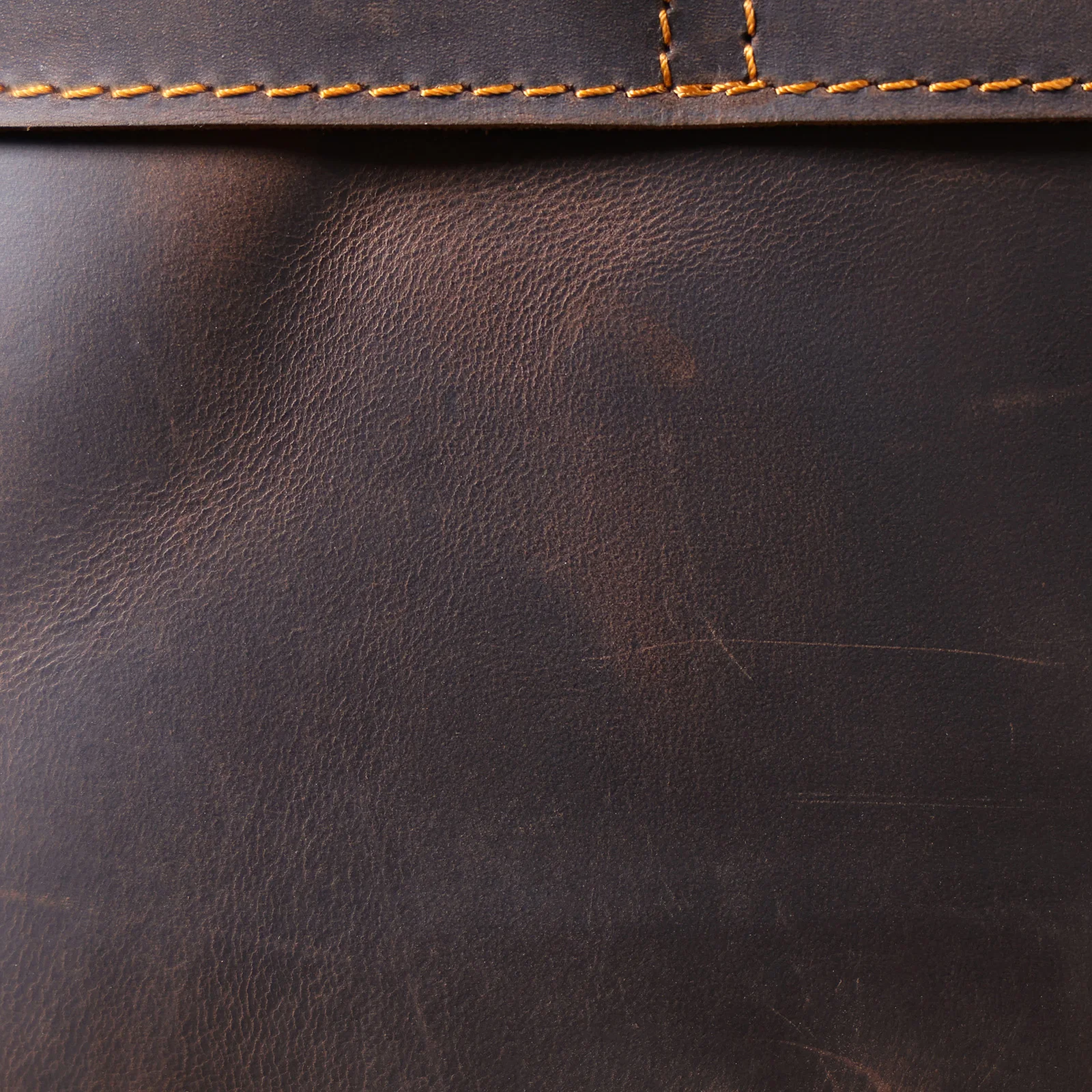 Vintage Echtleder Herren-Aktentasche 17" Laptop-Tasche, Messenger-Taschen für Arbeit und Business, Crazy Horse Rindsleder Handtasche – Detail 13