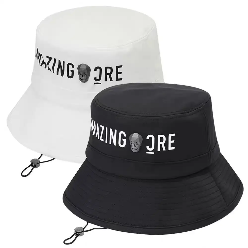 

2025 New Men's and Women's Golf Caps Sports Shading and UV Protection Bucket Hats