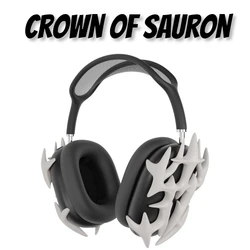 Crown of Sauron Airpods Max Cover Ornament Design originale custodia protettiva per Airpods in resina accessorio per cuffie Cool regalo Y2K