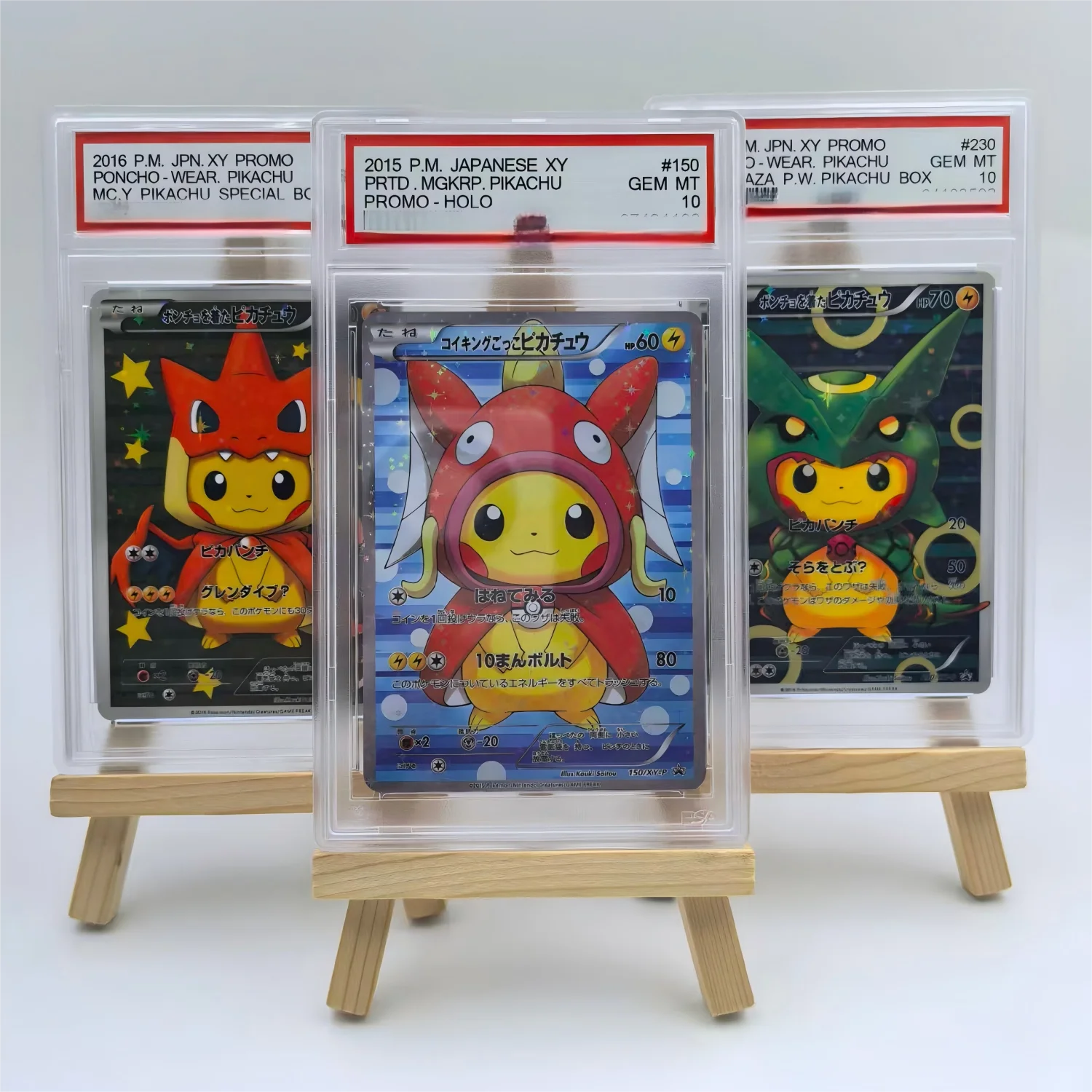 

DIY PTCG 2015 P.M. ЯПОНСКИЙ XY PRTD.MGKRP.PIKACHU PROMO-HOLO GEM MT Копия 10 точек Рейтинг Соберите орнамент Карты Игры Подарочные игрушки
