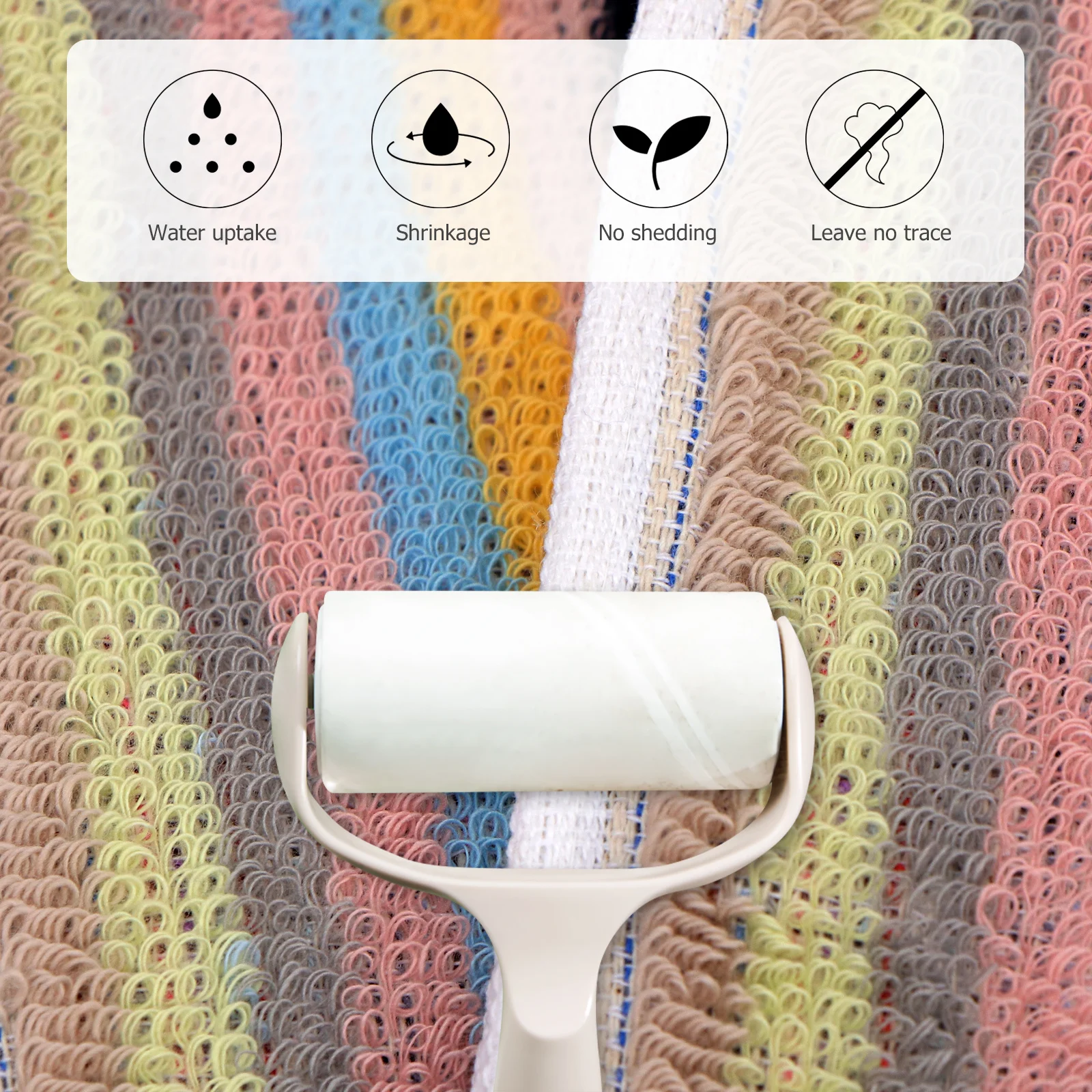 

10 шт., впитывающая тряпка для мытья посуды в полоску, практичная кухонная тряпка для мытья посуды для дома, кухни, ванной комнаты