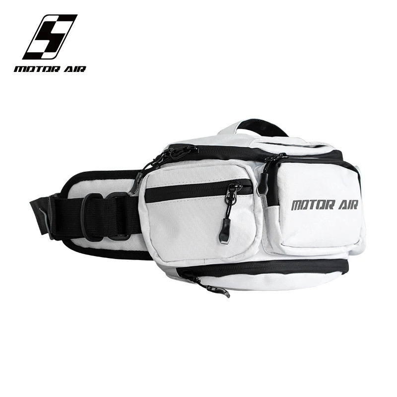 Motor Air White Multifunctional Outdoor Bag For Motorcyle Cycling Large Capacity Anti Splash Water Waist Package Crossbody Pack