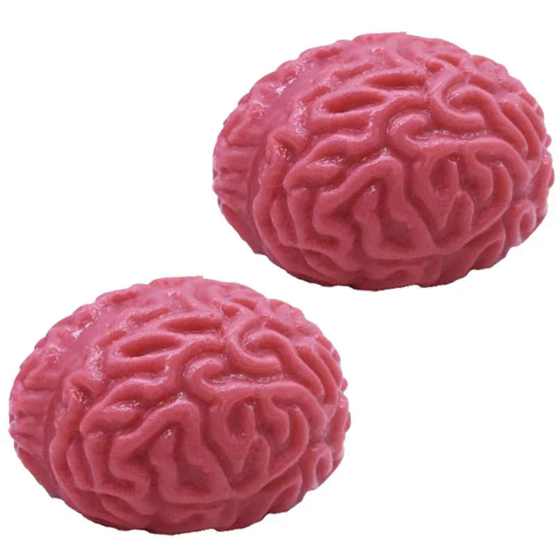Antistress Toys Novelty Brain Toy Squeezable Relieve Stress Ball Squishy Brain Toy Halloween Decor