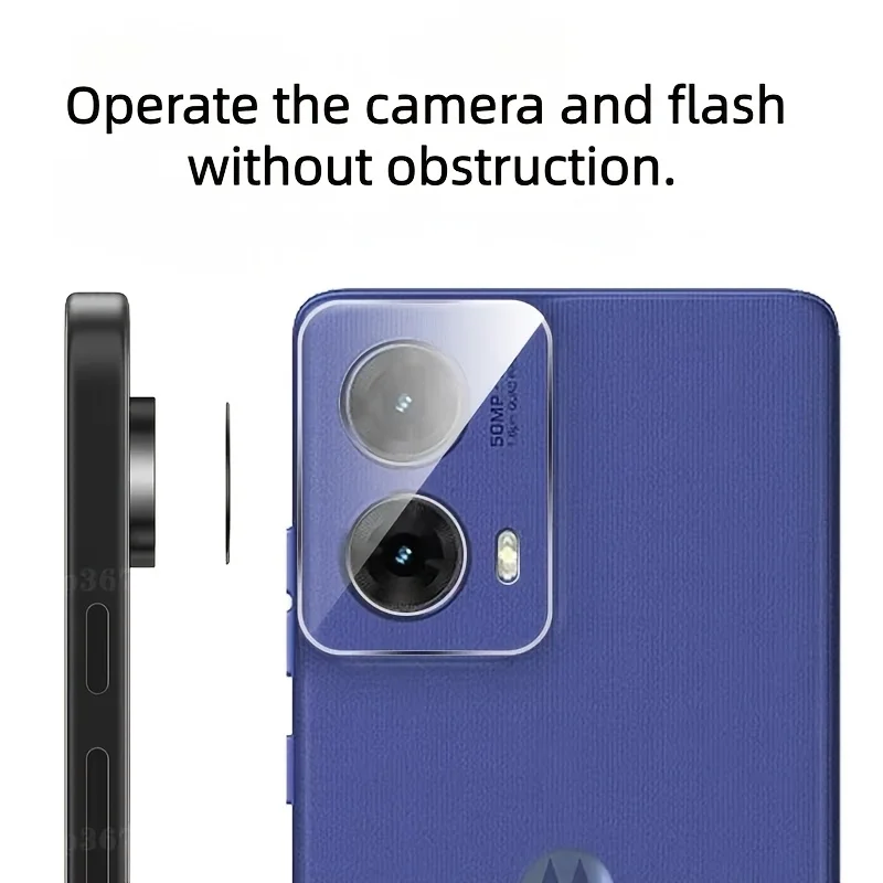 2pcs3D lens protective film suitable for Motorola Moto G85/G45 camera Edge50Pro/50Ultra/40 Neo tempered glass lens cover view 3