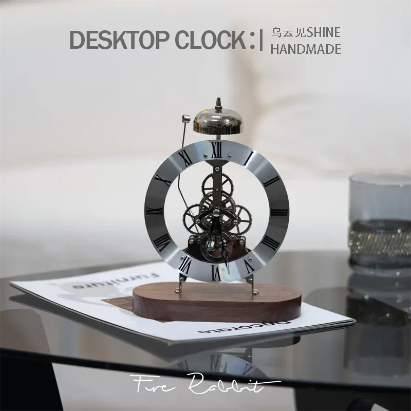 Table Clock Gear Modern Aesthetic Luxury Desk Clocks Living Room Office Mechanism Table Clock Nordic Home Decoration