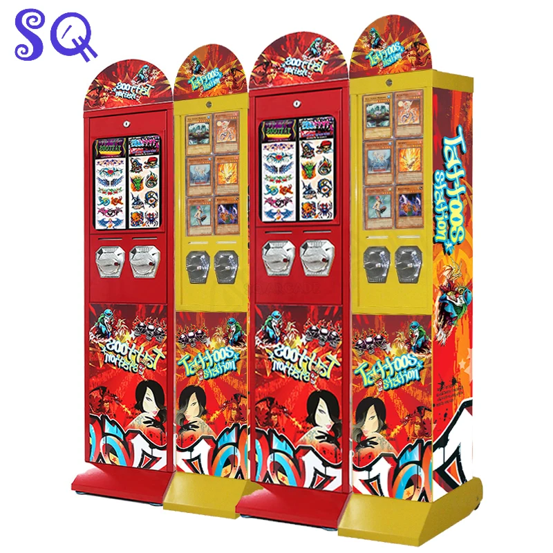 

Arcade Capsule Tattoo Stickers Mechanical Coin Acceptor Coin Collector Selector Mechanism Vending Machine