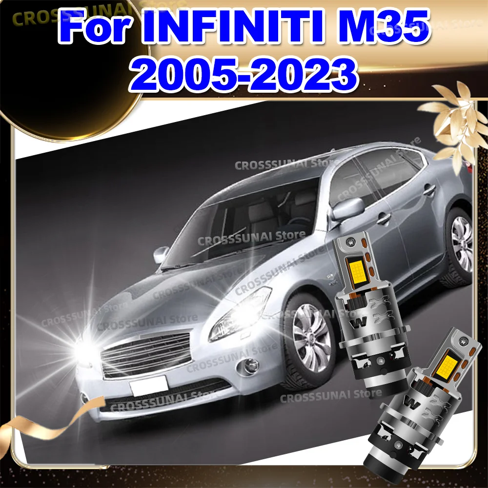 

Светодиодные фары Canbus 50000LM, супер яркие для INFINITI M35 2005-2023 2011 2012 2013 2014 2015 2016 2017