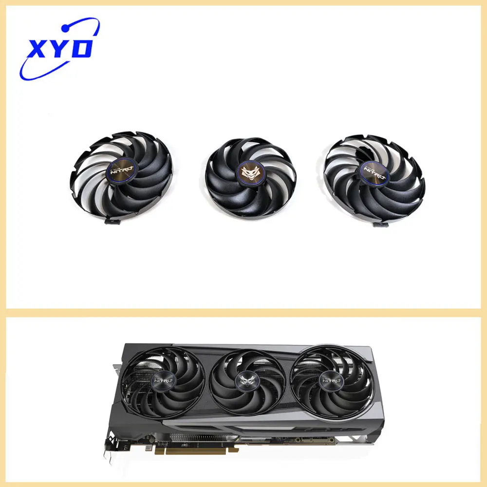 

Новый оригинальный 6-контактный 87 мм 95 мм Sapphire RX6900 XT вентилятор графического процессора для Sapphire NITRO + AMD Radeon RX 6700 6800 6900 XT охлаждение видеокарты