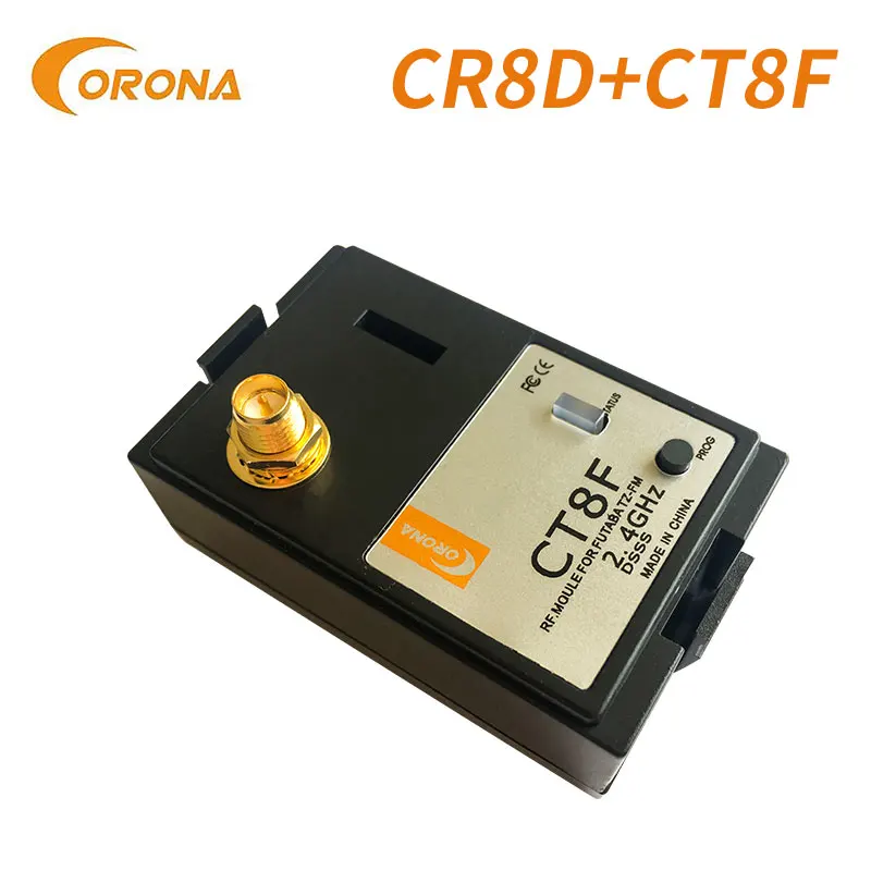 Corona CT8F 2.4Ghz DSSS Transmitter Module & CR8D 8CH DSSS Receiver with Antenna