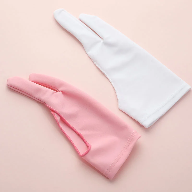 2-finger Breathable and Non-slip Drawing Gloves for Touch Resistant Digitizer Boards