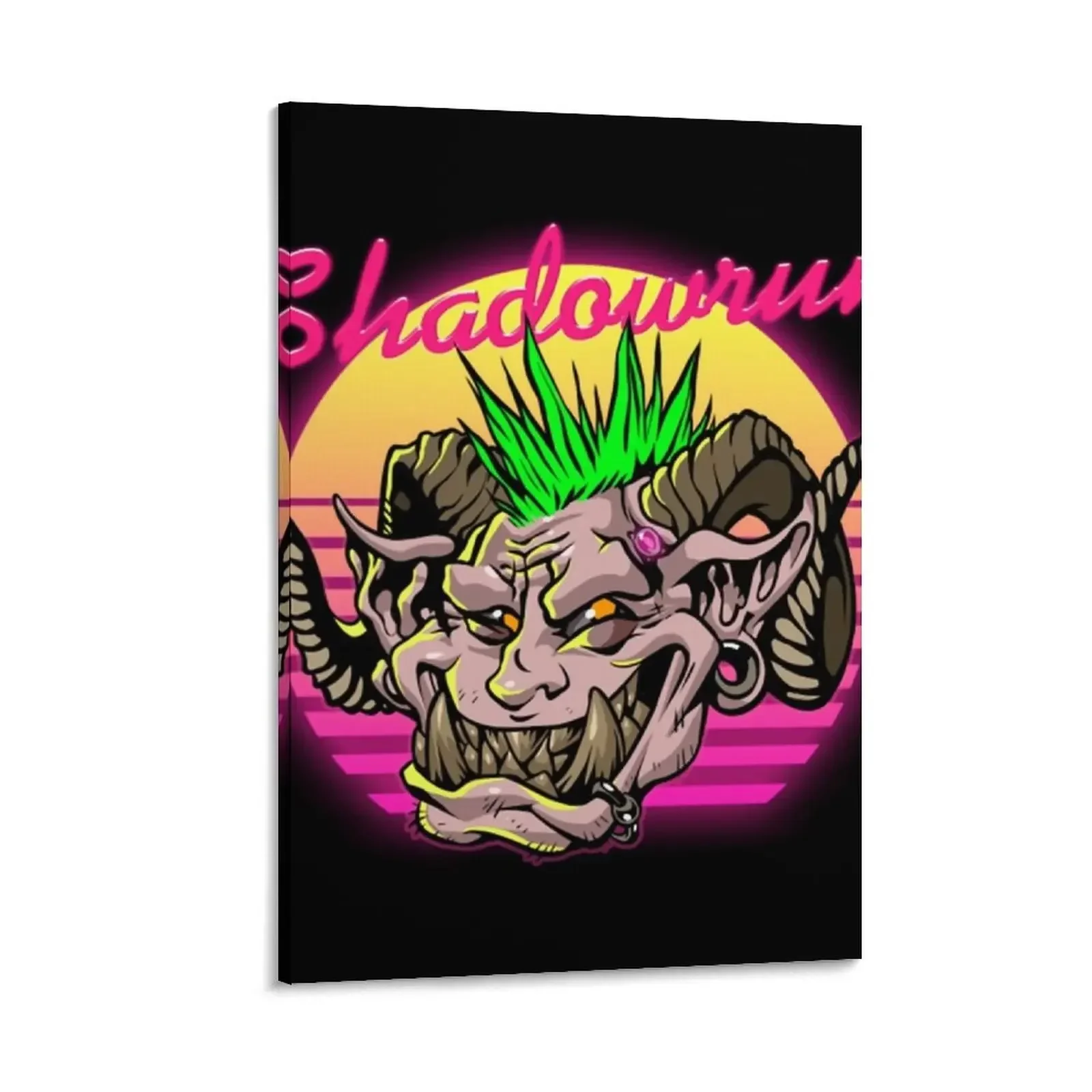 

Shadowrun T-ShirtTroll Face Canvas Painting decorative picture for living room room decorations for girls stickers & posters