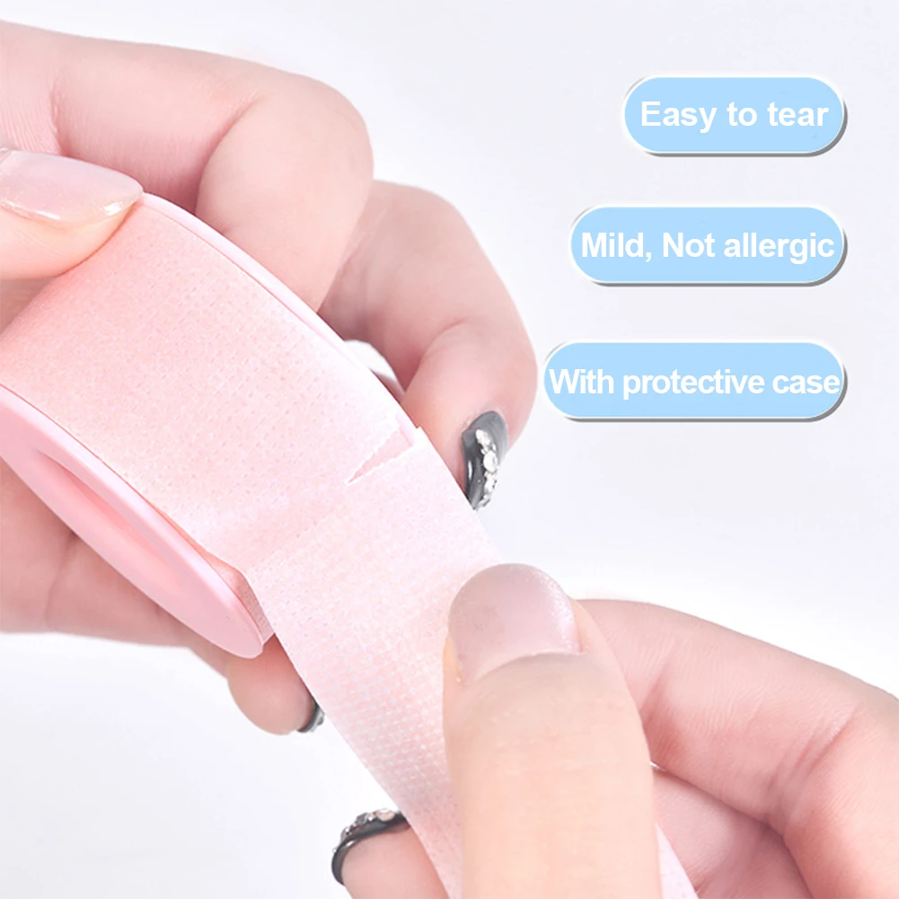 9M Silicone Gel Tape for Lash Extensions Sensitive Skin Multi Use Non-Woven Breathable Under Eye Pad Patches Makeup Tools