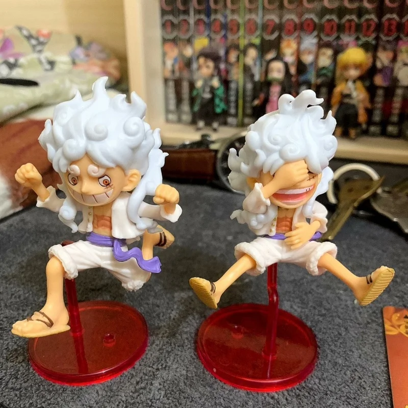 

New 6cm Anime One Piece Monkey Sun God Nikalu D Luffy Action Character Wcf Luffy Statue Pvc Collection Decoration Toy Gift