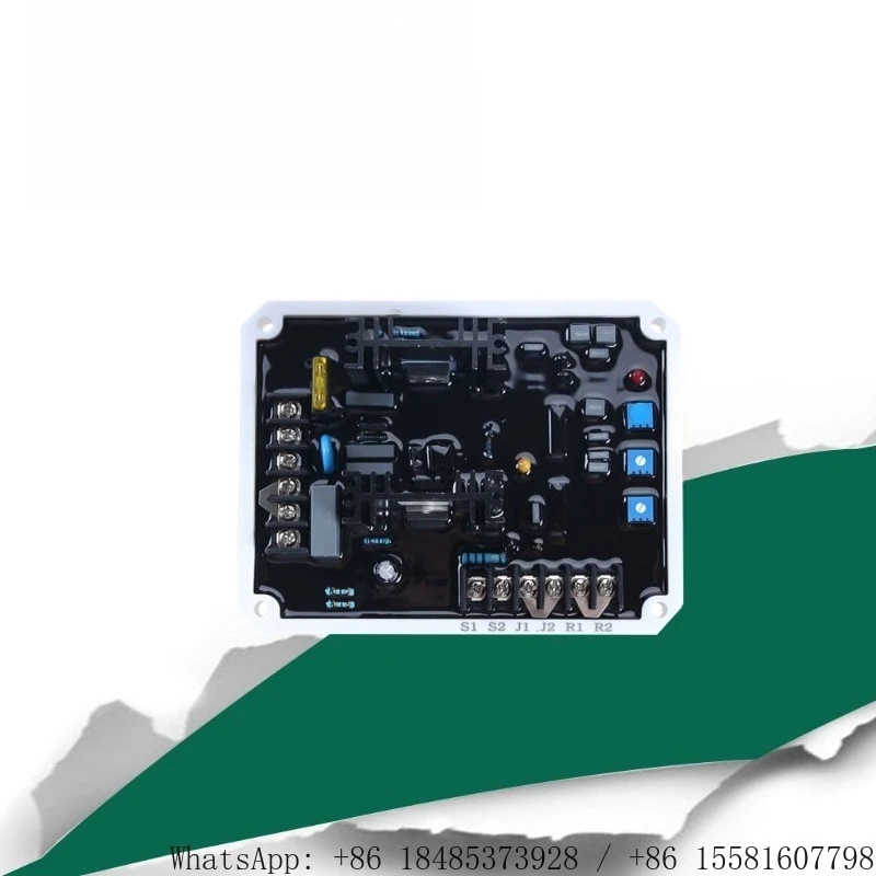 GAVR-20A White Shell AVR Generator Voltage Regulator With Three Potentiometers Brushless Excitation Control Plate